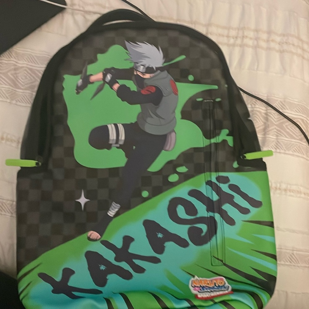 SPRAYGROUND NARUTO boruto Anime BACKPACK KAKASHI SPLASH BACKPACK (DLXV) New